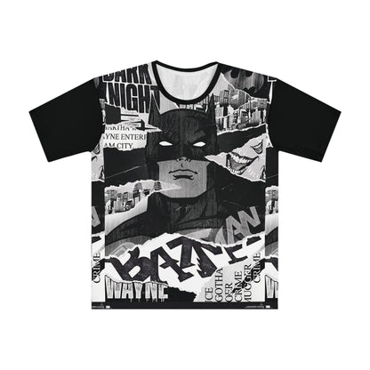 Men's Graphic T-Shirt - Batman Inspired, Comic Book Art, Superhero Apparel, Unique Gift for Fans, Casual Wear, Heroic Style