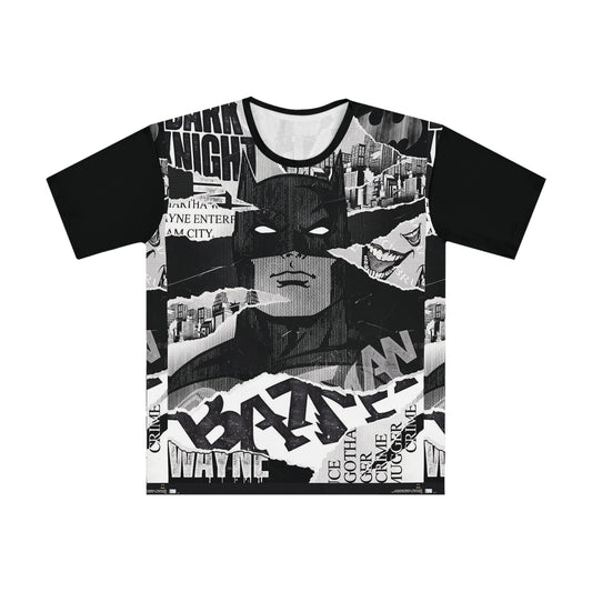 Men's Graphic T-Shirt - Batman Inspired, Comic Book Art, Superhero Apparel, Unique Gift for Fans, Casual Wear, Heroic Style