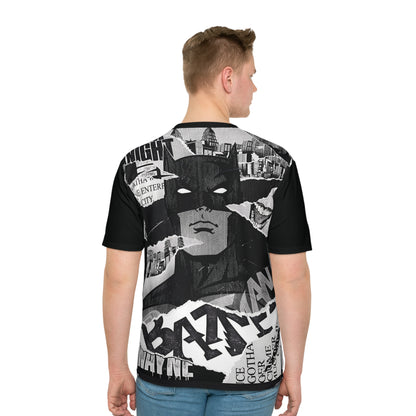 Men's Graphic T-Shirt - Batman Inspired, Comic Book Art, Superhero Apparel, Unique Gift for Fans, Casual Wear, Heroic Style