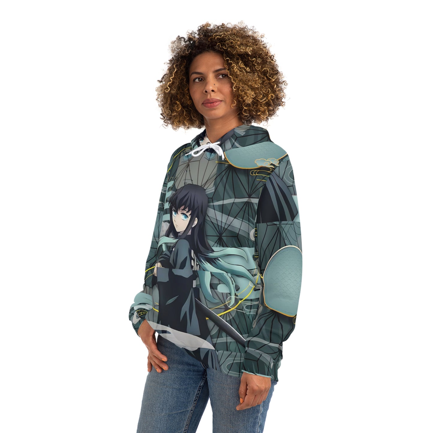 Anime-Inspired Fashion Hoodie, Cool Graphic Sweatshirt, Unisex Outerwear, Anime Apparel, Perfect Gift for Fans